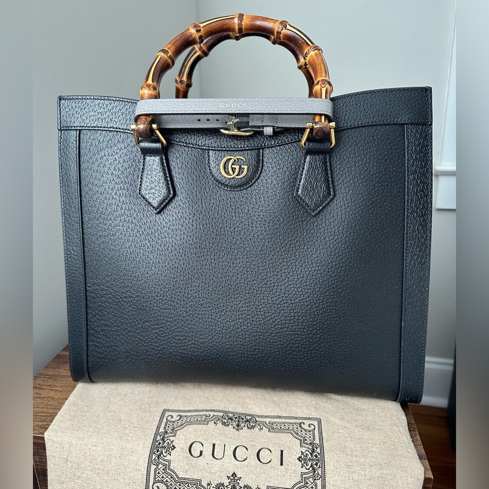 GUCCI Diana Medium Tote - black - Picture 2 of 11